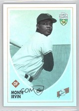 2002 Topps Super Teams Retrofractor 1672/1954 Monte Irvin #4 HOF 02v3