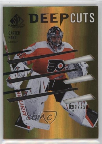 2023-24 Upper Deck SP Game Used Deep Cuts 99/250 Carter Hart #DC-69