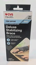 CVS Health Firm Support, Deluxe Stabilizing Wrist Brace, Size SM/Med