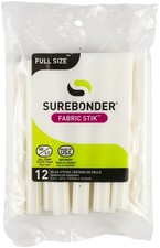 Surebonder All-Temp Fabric Stik Glue Stick 12/Pkg-7/16"X4" - FS-12