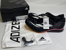Adidas Adizero Avanti Black White Track Field Spikes IG9910 Men's Size 11 1/2