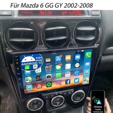 Autoradio 64G Android 15 Apple Carplay per Mazda 6 GG GY 2002-2008 GPS Wifi HIFI