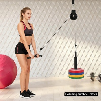 Pulley System Gym Cable Pulley System Cable Weight Pull Fitness Pulley 264.55 lb
