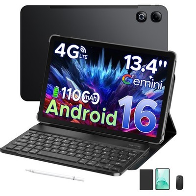 DOOGEE TABG6Max Tablet 13 Zoll 32GB+256GB Tablet Android 16 11000mAh Gemini AI