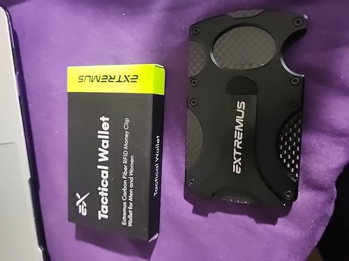 Cartera táctica Extremus Ex con bloqueo RFID de acero de fibra de carbono - Imagen 3 de 3