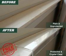 CLAWGUARD Window Sill Protector 35.5in Clear Plexiglass Dog Cat Guard