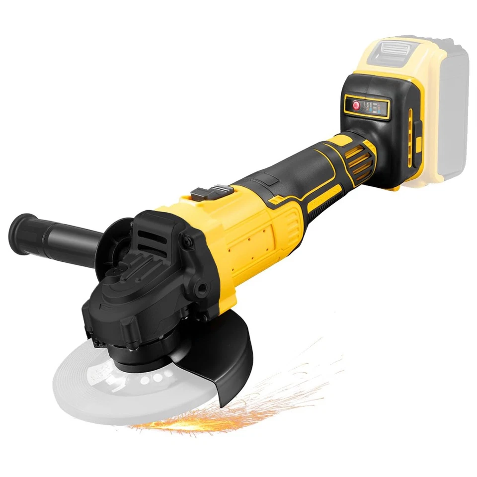 Akku Winkelschleifer Bürstenlos Polieren Schleifmaschine für Dewalt 18V-20V Akku - Bild 2 von 4