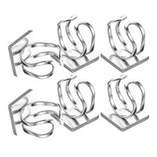  6 Pcs Flat Bezel Blanks Jewellery Making Supplies Metal Ring Base