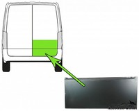 Reparaturblech TüR Verzinkt Hinten Rechts FüR Ford Transit E T Tourneo 85-00