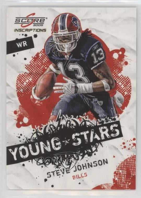 2009 Score Inscriptions Young Stars 454/499 Steve Johnson #19 1u7
