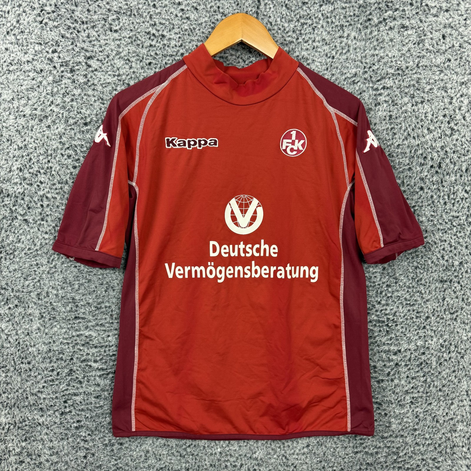 Vintage 1.FC Kaiserslautern Soccer Jersey Adult XL Red 2007/08 Genuine