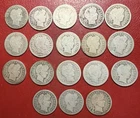 Lot of (18) Barber Dimes. Mixed Dates. Mixed Mint Marks