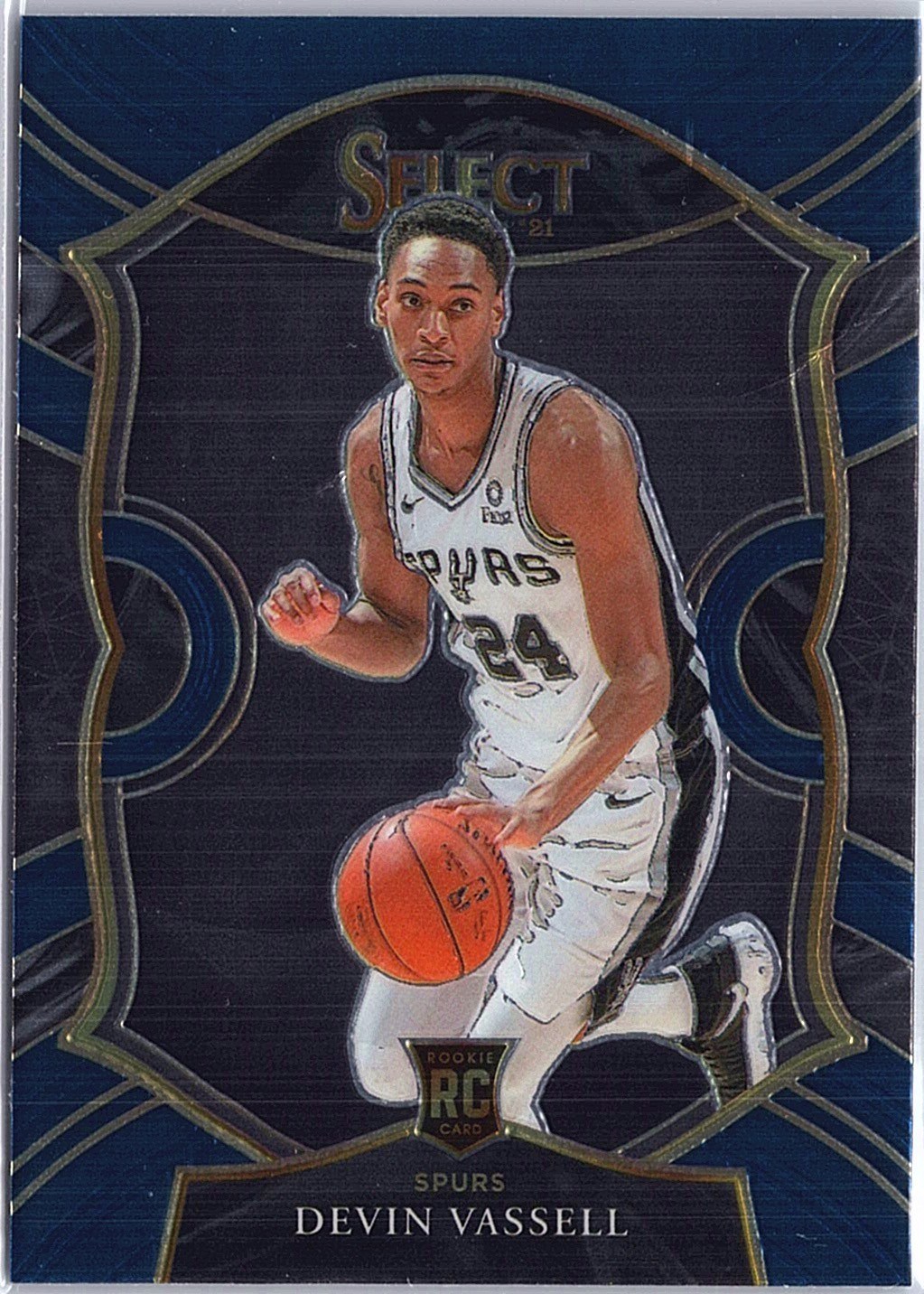2020-21 Panini Select #71 Devin Vassell Blue