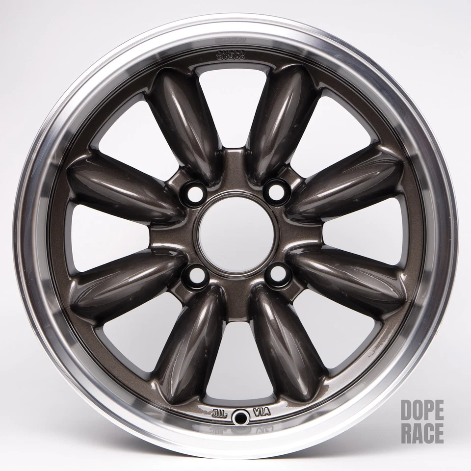 1 pieza, ROTA RB - 15X7, 20 mm, 4X114,3, buje 73, labio pulido GUNMETALIC, ruedas/llantas Foto 3 de 3