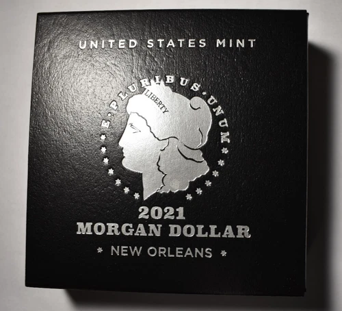 2021 O PRIVY  $1 SILVER MORGAN DOLLAR WITH BOX/COA MINT CODE 21XD NEW ORLEANS