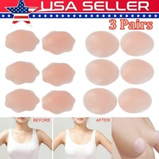 3 Pairs Nippleless Cover Pasties Women Reusable Adhesive Silicone Invisible Bra