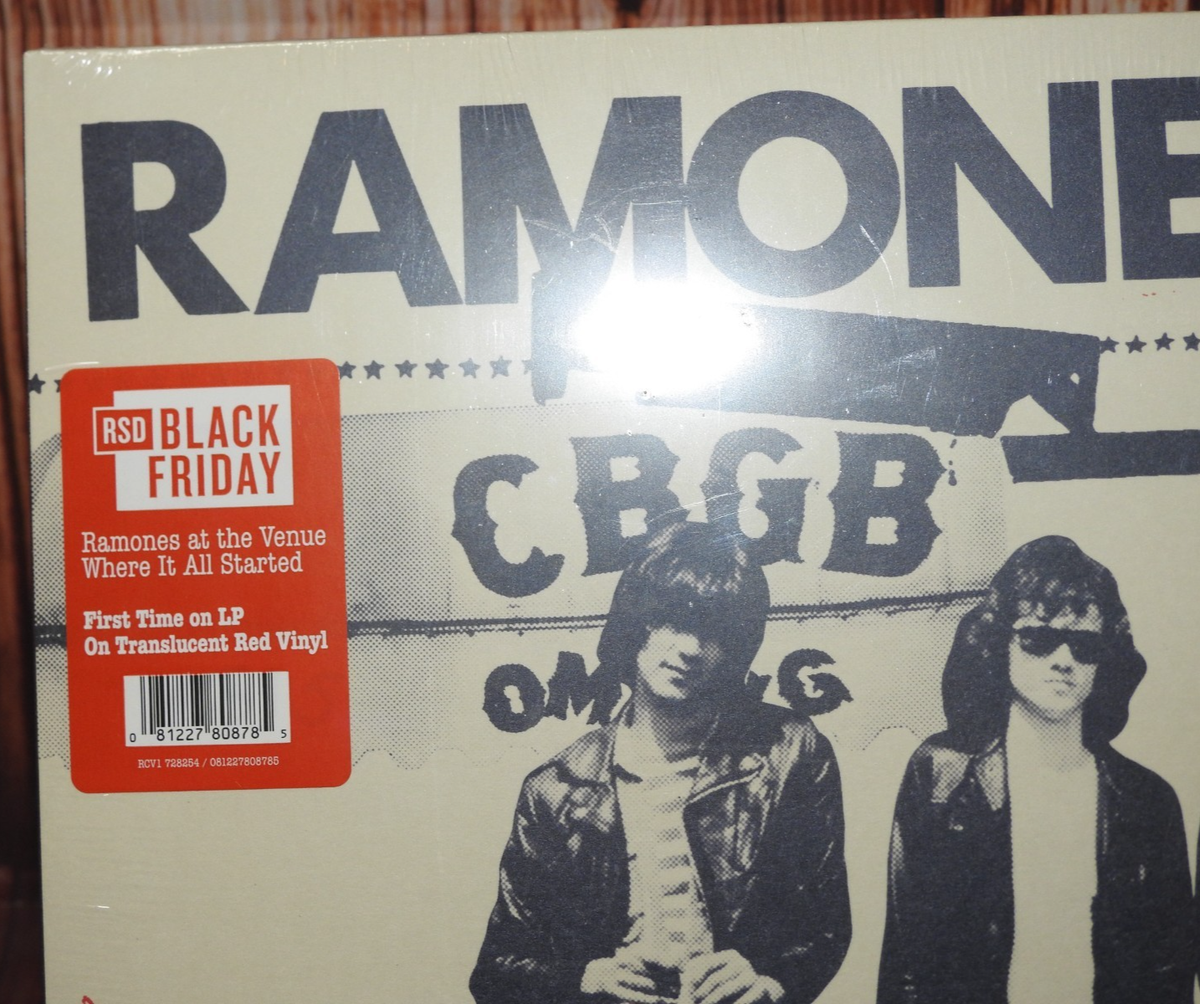 NEW SEALED RAMONES Live At CBGB, 1977 LP Red Color Vinyl RSD Black