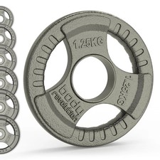 Olympia Tri Grip Gusseisen Hantelscheiben Paar Sets 2 x 20 kg