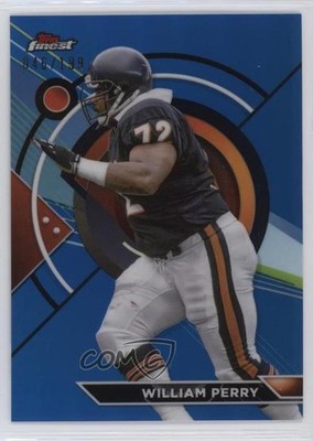 2023 Topps Composite Topps Finest Blue Refractor 46/199 William Perry #161 02v3