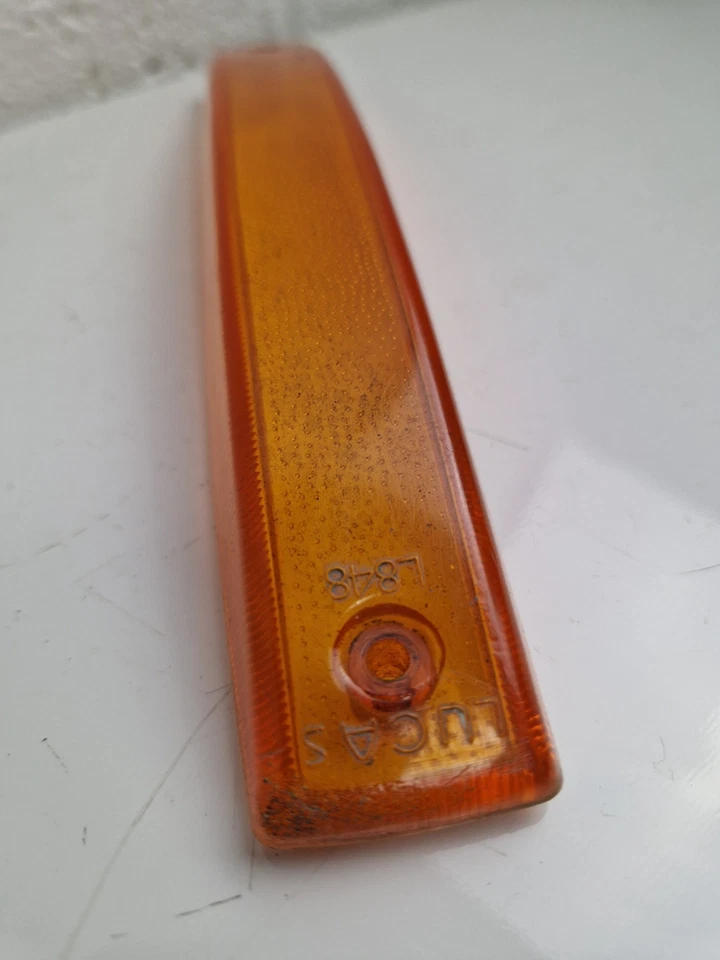 TRIUMPH CIERVO ÁMBAR INDICADOR REPETIDOR LUZ 1970-77 LUCAS L848 INGLATERRA Foto 3 de 4