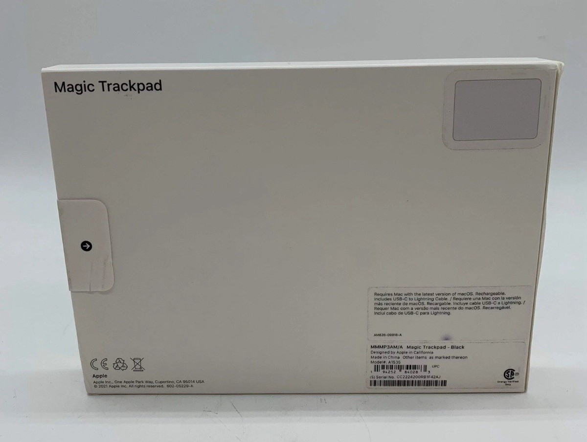 Apple Magic Trackpad - Black Multi-Touch Surface for sale