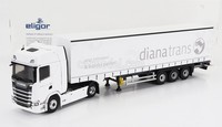 Eligor 1/43 Modell Statischer Lkw Scania S500 Truck Plane Diana Transports