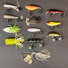 Bass Fishing Vibration Topwater Plug Lot Bass