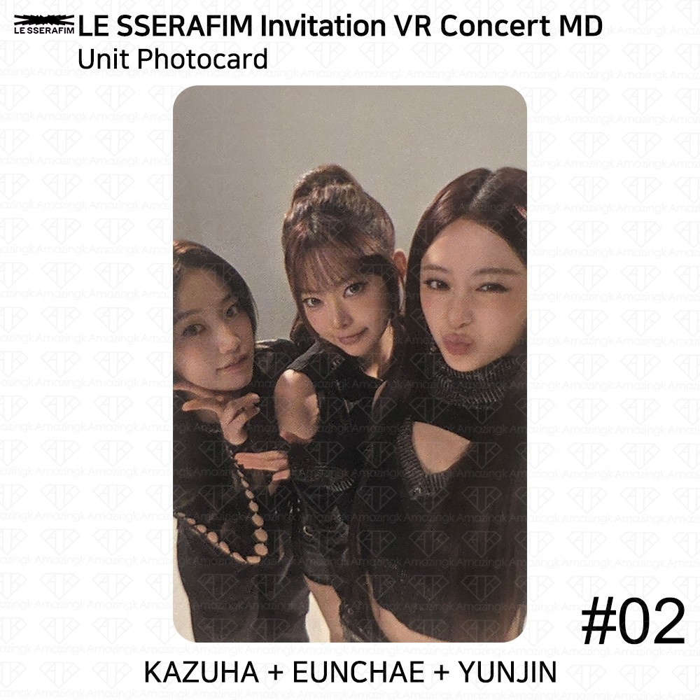 LE SSERAFIM Invitation VR Concert Lenticular Photocard Pack | eBay