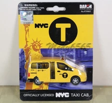 NYC Taxi Cab "Nissan NV200" W/sliding Doors "Diecast" 1/43