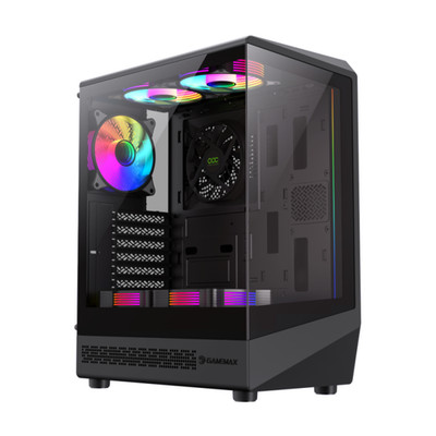 VISTA COC AB Gaming PC Gehaeuse USB-C USB 3.0 USB 2.0 HD-Audio ATX Midi-Tower