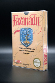 Faxanadu - Nintendo NES - PAL UK - CIB complete - cleaned & tested