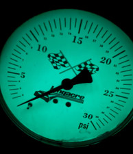 Nice Longacre 3 Racing Tire Pressure Gauge 30psi Glow In The Dark