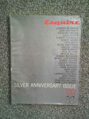 Esquire Magazine_October 1958_Silver Anniversary Issue XXV