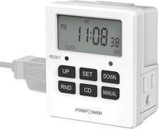 7 Day Digital LCD Electric Programmable Dual ...