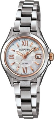Casio Oceanus OCW-70PJ-7A2JF  White Shell Dial Quartz Watch New+Box & Paper's JP