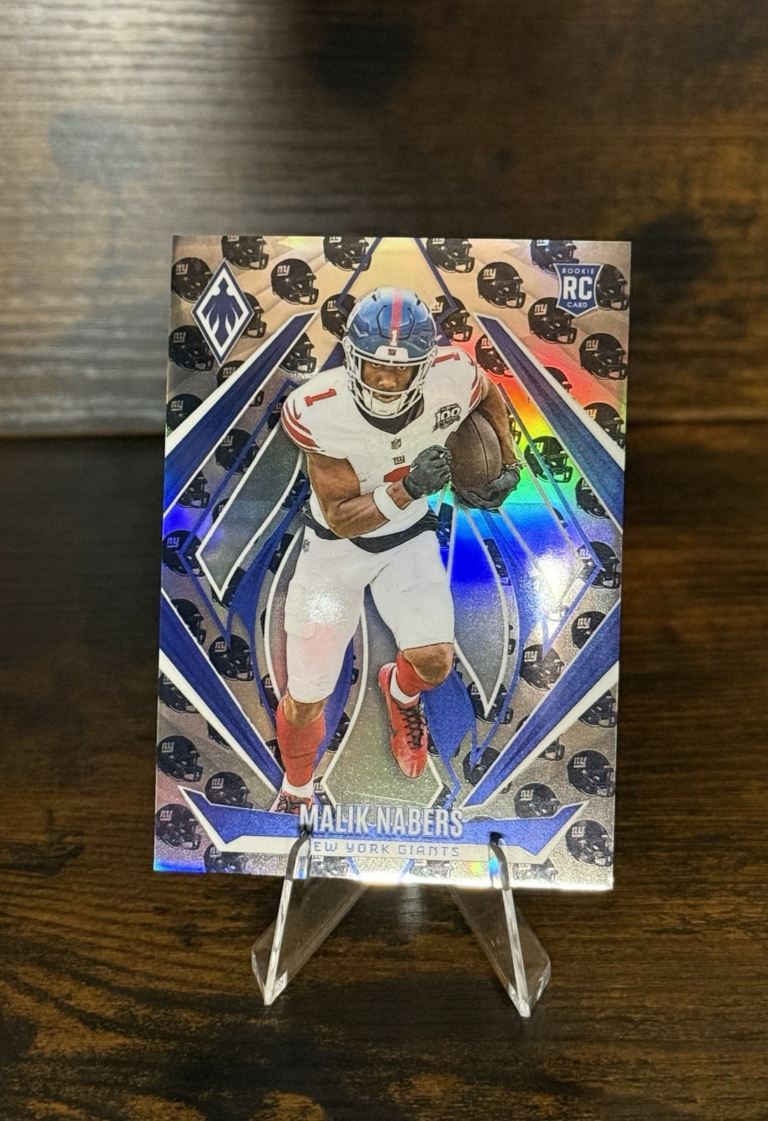 2024 Panini Phoenix - Rookies Malik Nabers #221 Team Helmet /399 (RC)