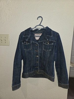 Laiten by salvaje Chaqueta vaquero de mezclilla, mangas larga, para mujer talla