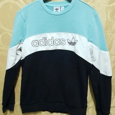 Adidas Colorblock Sweatshirt 150 Size Official