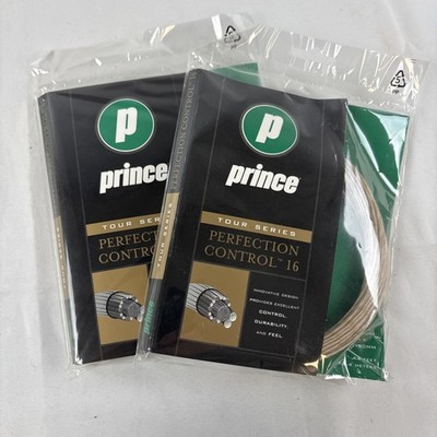 Prince Perfection Control 16 Tennis String 16 Gauge, 1.30mm, 44 Ft, NEW Lot Of 2