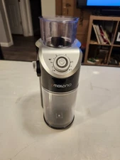 Ambiano Electric Coffee Burr Mill Grinder 2-12 Cups Fine-Coarse Setting 