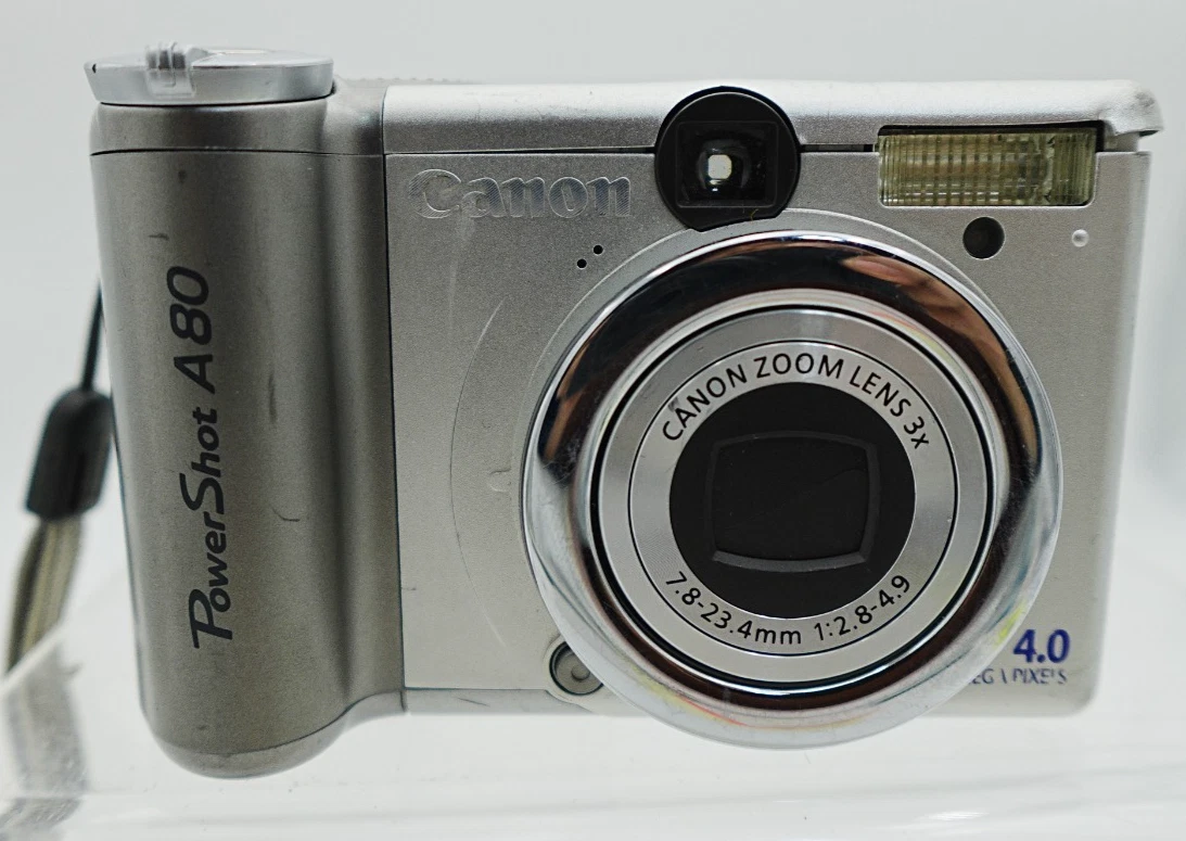 【完動品・電池付】Canon PowerShot A80 デジタルカメラ Amazon.com : Canon PowerShot A80 4MP Digital Camera w/ 3x Optical