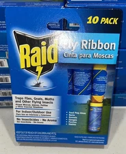 Raid fly ribbon trap 10-PACK EACH, 10 Boxes, TOTAL 100 COUNT