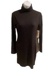 NO BOUNDARIES TURTLE NECK FITTED  MINI DRESS SIZE MED (8-10) NWT FREE SHIPPING