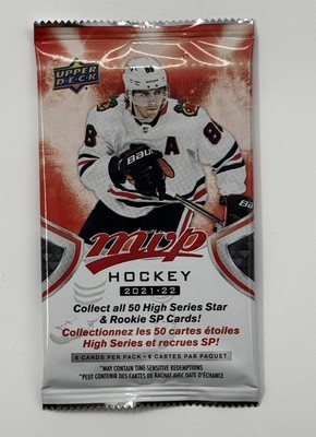 2021-22 Upper Deck NHL MVP Hockey Retail Pack of 6 Cards New SEE PICS