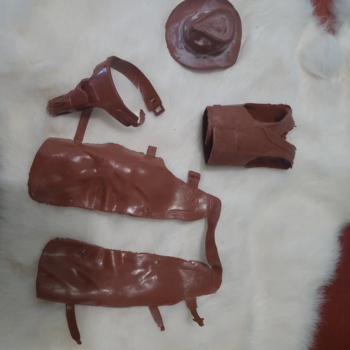 Vintage MARX JOHNNY WEST Action Figure Accessories Lot