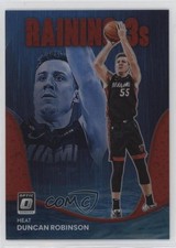 2022-23 Panini Donruss Optic Raining 3s Red Prizm 80/99 Duncan Robinson #11 0xe0