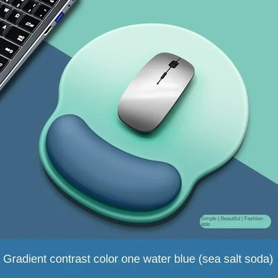 Gradient Mouse Pad Comfortable Wrist Support Non Slip Mice Mat Soft Mousepad