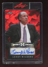 Lenny Wilkens 2026 Leaf Sports Heroes Auto #BA-LW1 Serial #d 1/1
