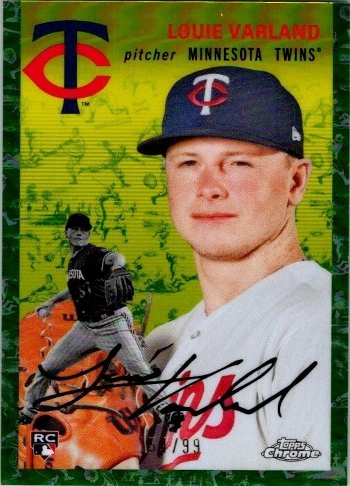 Platinum Toile White & Green Refractor