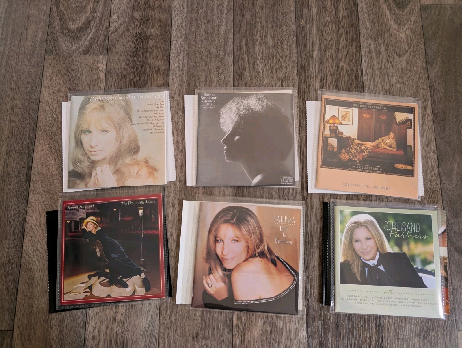 BARBRA STREISAND 6 CD Bundle - Back To Broadway/Greatest Hits/Partners